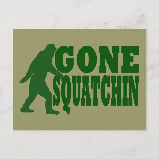 Groene slogan briefkaart (Voorkant)