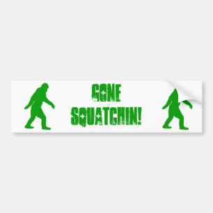 Groene slogan bumpersticker