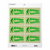 Groene slogan etiket (Full Sheet)