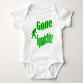 Groene slogan romper (Voorkant)
