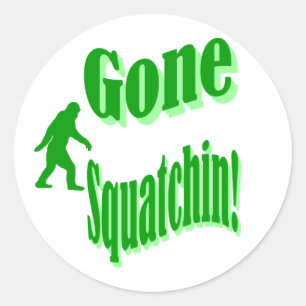 Groene slogan ronde sticker