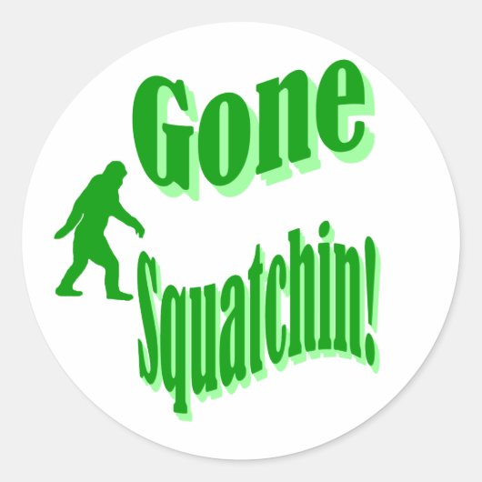 Groene slogan ronde sticker (Voorkant)