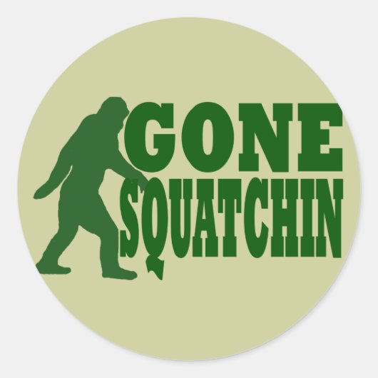 Groene slogan ronde sticker (Voorkant)