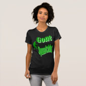 Groene slogan t-shirt (Voorkant volledig)