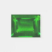 Groene Smaragd Edelsteen Post-it® Notes (Voorkant)