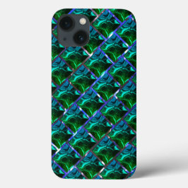 Groene smaragden en krommen onder nikkelrooster Case-Mate iPhone case