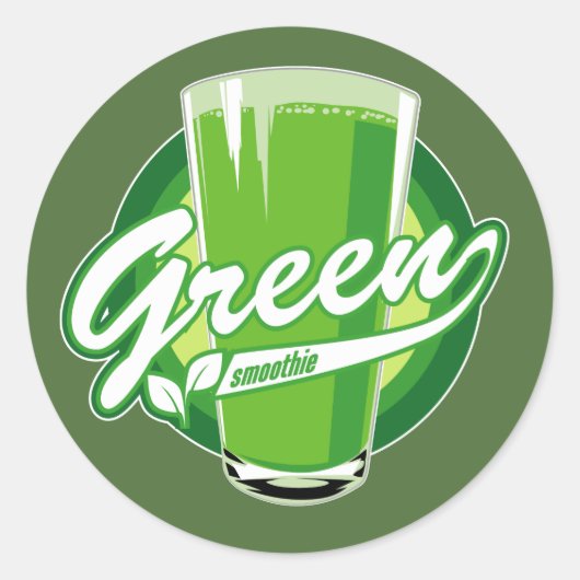 Groene Smoothie stickers (Voorkant)