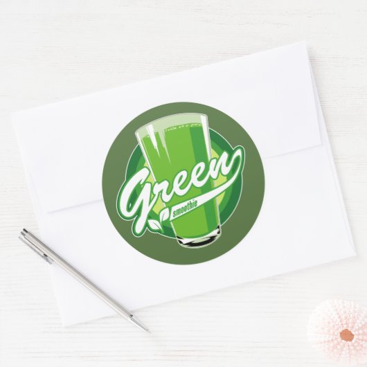 Groene Smoothie stickers (Envelop)