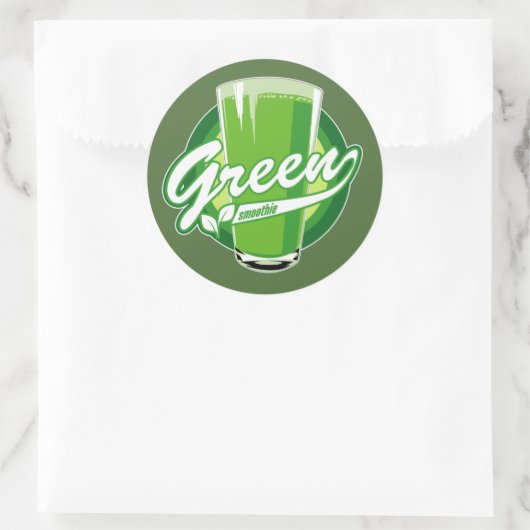 Groene Smoothie stickers (Tas)