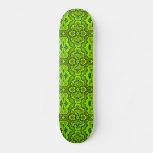 Groene Snake Textuur SkateBoard