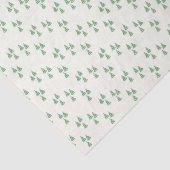 Groene Sneeuwboompatroon voor Kerstvakantie Tissuepapier (Detail)