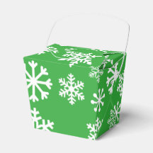 Groene Sneeuwvlok Kerstmis Cookie Box