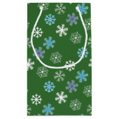 Groene Sneeuwvlok Kleine Cadeautas (Achterkant)