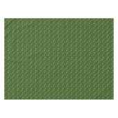 Groene Sneeuwvlokken Feestelijk Modern Vrolijk Ker Tafelkleed (Voorkant (Horizontaal))