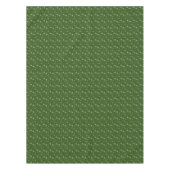 Groene Sneeuwvlokken Feestelijk Modern Vrolijk Ker Tafelkleed (Voorkant)