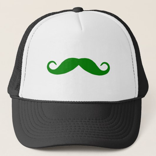 Groene Snor Trucker Pet (Voorkant)