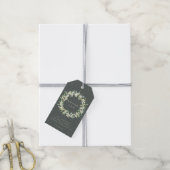 Groene Snowberry+Eucalyptus Trouwdouche Bedankt Cadeaulabel (Met Touw)