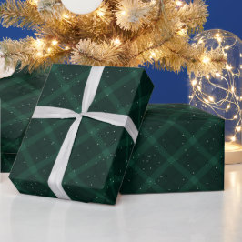 Groene Snowy Pset Cadeaupapier