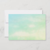 Groene sociale qr code dank u invoegen kaart (Achterkant)