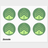 Groene Soldaat Sticker (Vel)