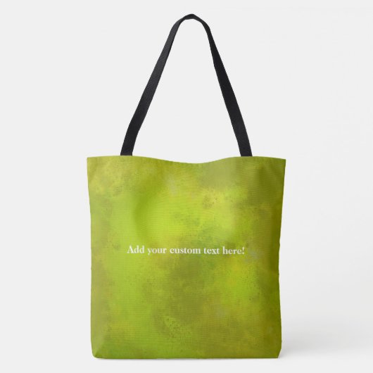 Groene Sorority Black Art Tote Bag (Achterkant)