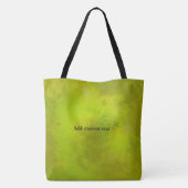 Groene Sorority Black Art Tote Bag (Achterkant)
