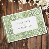 Groene Spaanse tegels Gastenboek