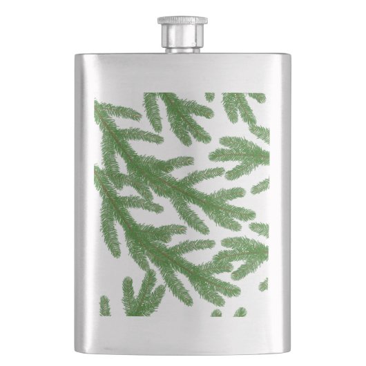 Groene spar boomtakken bosgeur flacon (Voorkant)