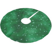 Groene Sparkle Kerstmis Kerstboom Rok (Gekanteld)