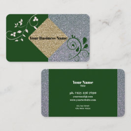 Groene Sparkle Professioneel Visitekaartje