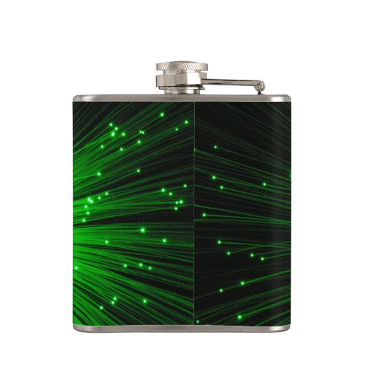 Groene Sparks Heupfles (Achterkant)