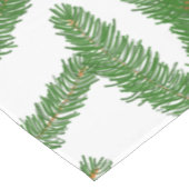 Groene sparrentakken   korte tafelloper (Hoek)