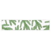 Groene sparrentakken   korte tafelloper (Horizontaal)