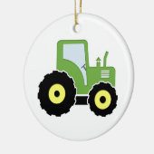 Groene speelgoed keramisch ornament (Links)