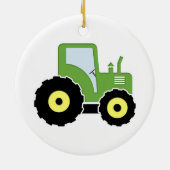 Groene speelgoed keramisch ornament (Achterkant)