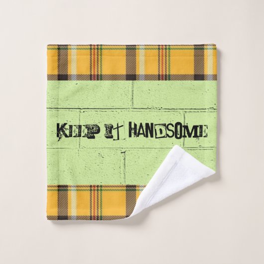 Groene spelden houden het handige Bathroom-handdoe Bad Handdoek (Wasdoekje)