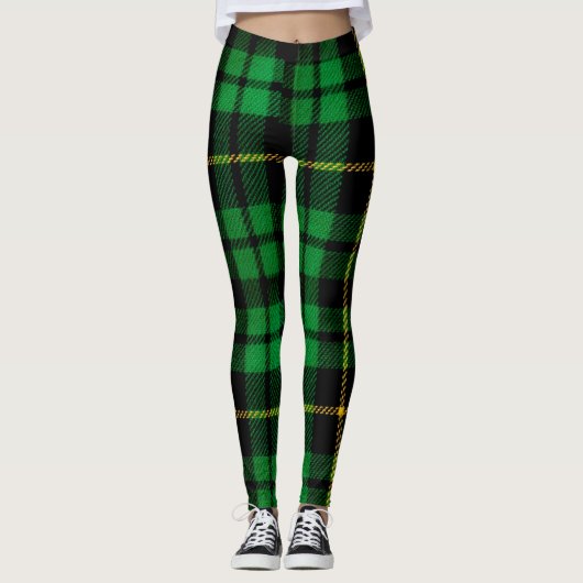 Groene spelregels Leggings (Voorkant)