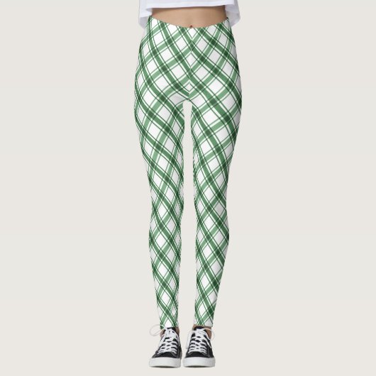 Groene spelregels Leggings (Voorkant)