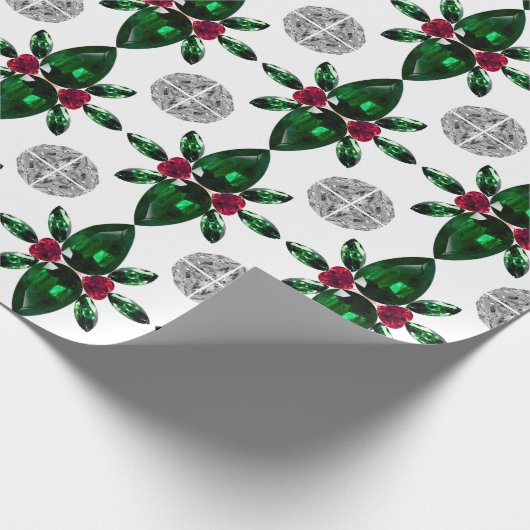 Groene spin cadeaupapier (Hoek)