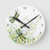 Groene spionageklok ronde klok (Voorkant)
