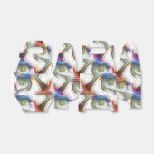 Groene spiraal met gekraste ondoorzichtige metalen bedankdoosjes (Uitgevouwen)