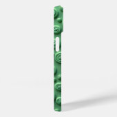 Groene Spiraal Textuur iPhone Hoesje Moderne Uiter (Achterkant / Rechts)