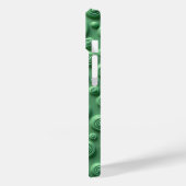 Groene Spiraal Textuur iPhone Hoesje Moderne Uiter (Achterkant / Links)
