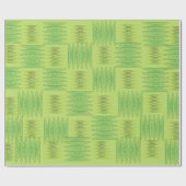 Groene spiraalvormig omslagpapier cadeaupapier (Vlak)