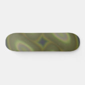 Groene Spiraalvormige Skateboard (Horizontaal)