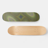 Groene Spiraalvormige Skateboard (Horizontaal)