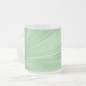 Groene Splash Matglazen Mok (Voorkant links)