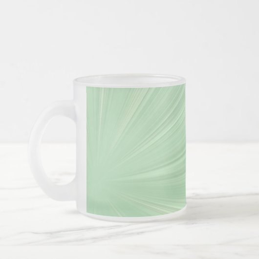 Groene Splash Matglazen Mok (Links)