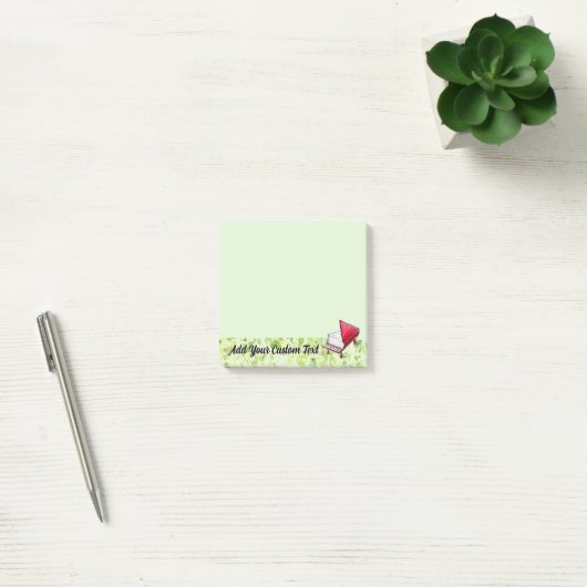 Groene Splatter & Potlood Schetsen Limoen Post-it® Notes (Kantoor)