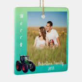 Groene spoorstaafvormgeving keramisch ornament (Rechts)